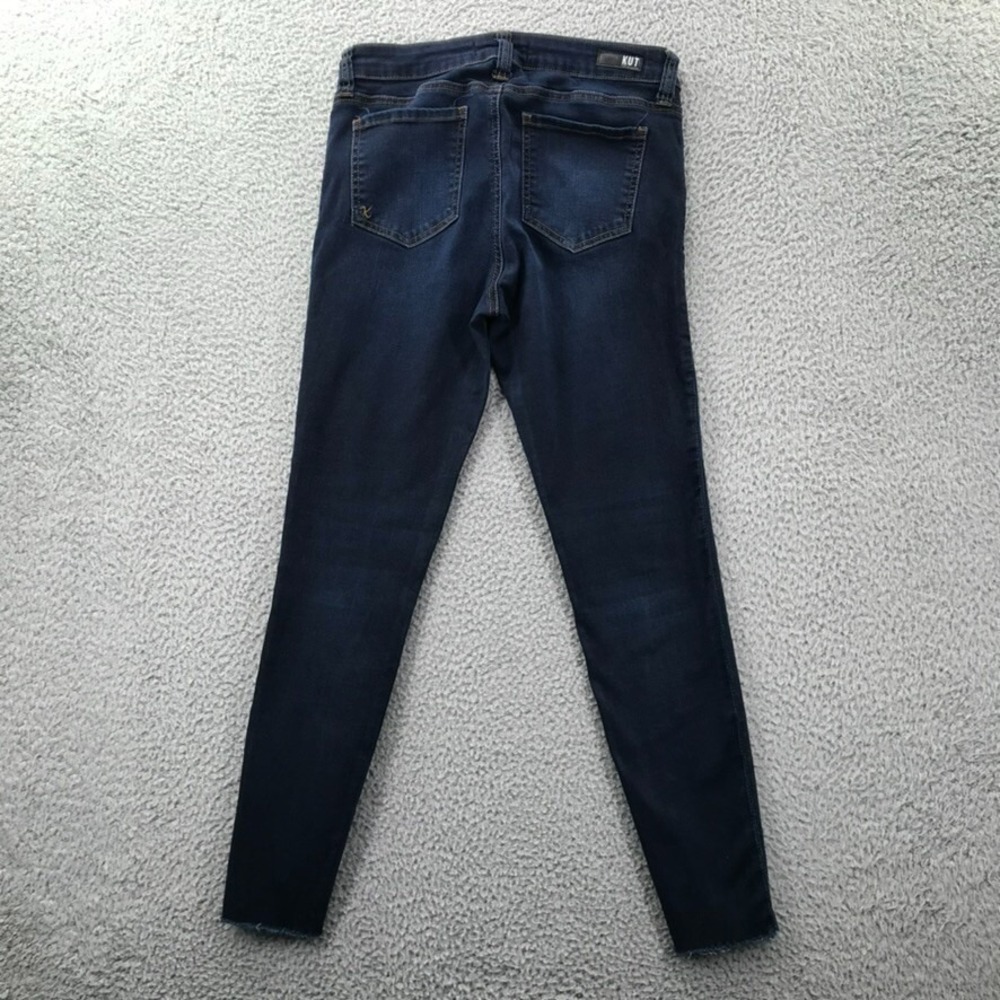 KUT Size 6 CONNIE Ankle‎ Skinny Mid Rise Dark Wash Jeans